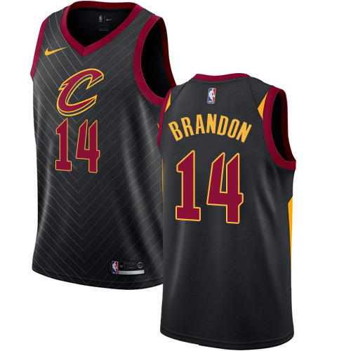 Men's Nike Cleveland Cavaliers #14 Terrell Brandon Swingman Black ...