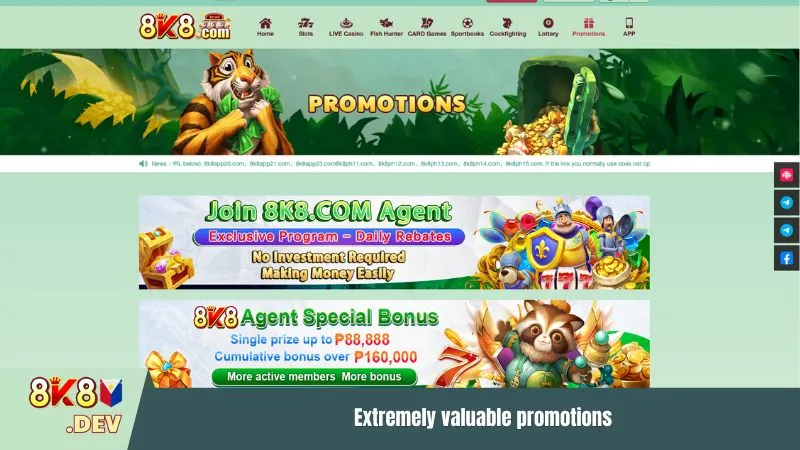 Extremely valuable promotions