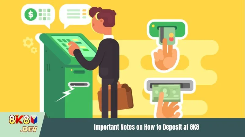Important Notes on How to Deposit at 8K8