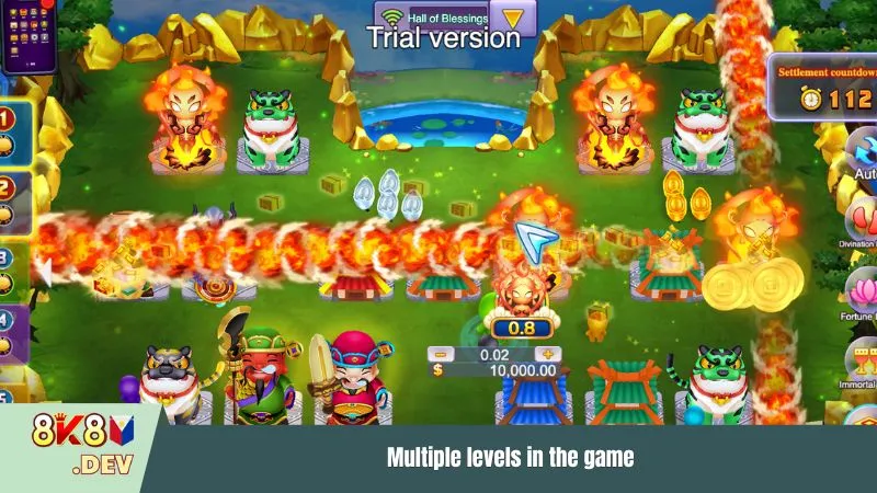 Multiple levels in the game