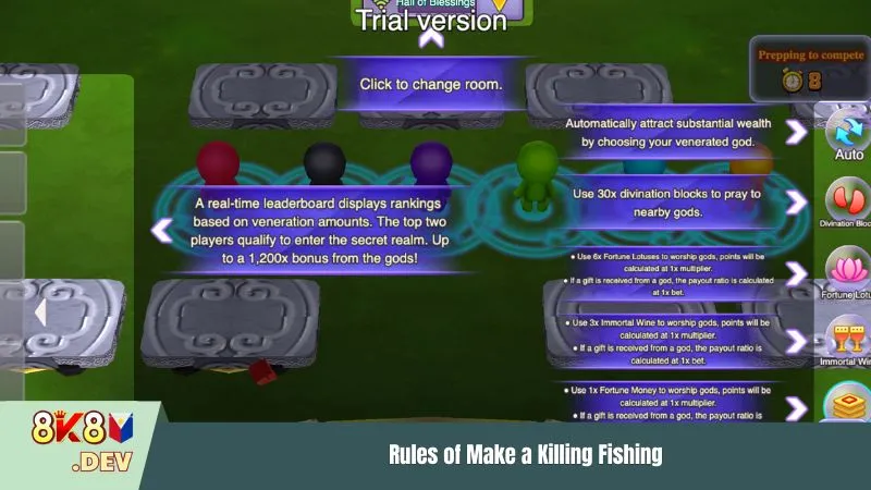Rules of Make a Killing Fishing