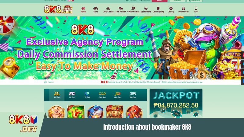 Introduction about betting site 8K8