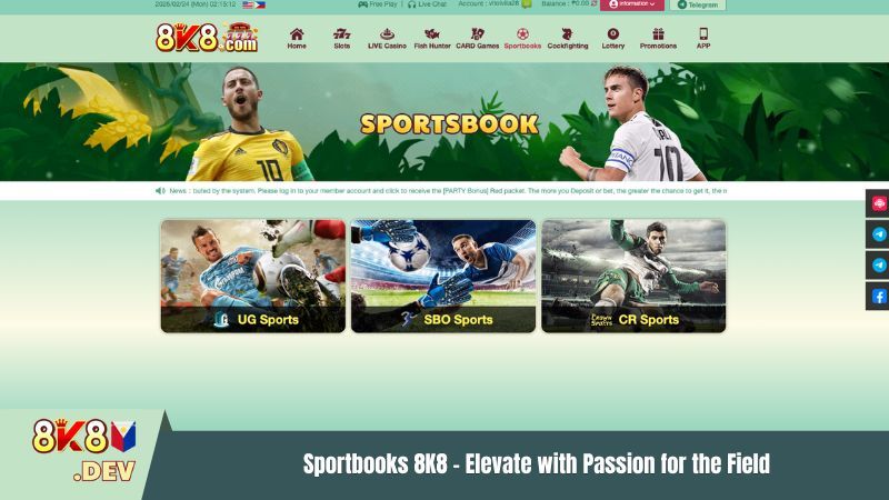 Sportbooks 8K8 – Elevate with Passion for the Field