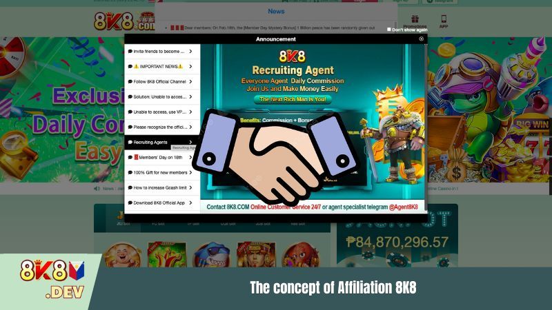 The concept of Affiliation 8K8
